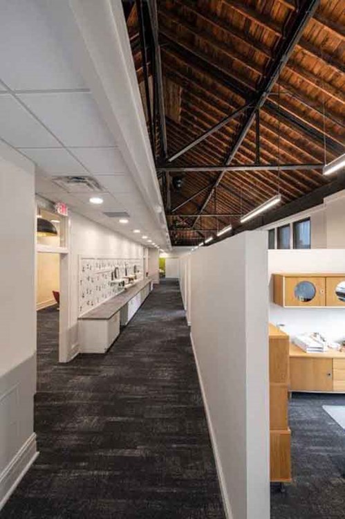 interior office hallway